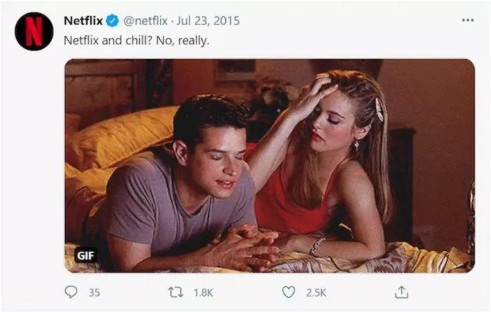 Dòng Tweet gây bão của Netflix (Ảnh: Internet)