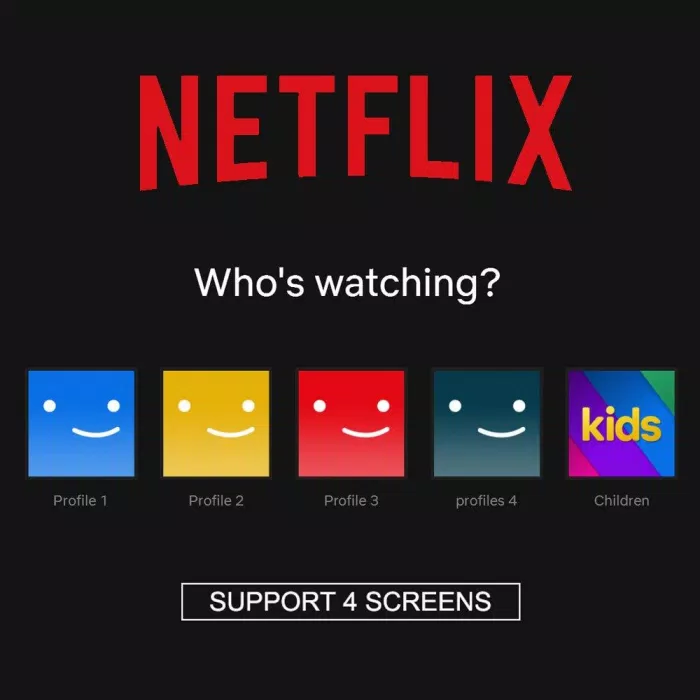 Tính năng Profile trên Netflix (Ảnh: Internet). Tính năng Profile trên Netflix (Ảnh: Internet).