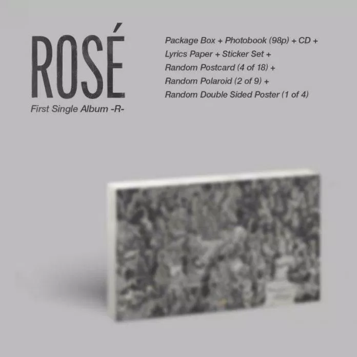 Album "-R-" của Rosé (BLACKPINK) được vinh danh trên bảng vàng Hanteo trong top 10 album bán chạy nhất với thành tích "tẩu tán" 582,000 triệu bản. (Nguồn: Internet)