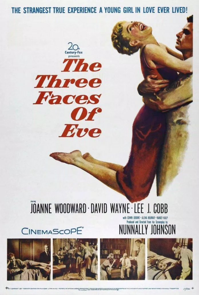 Poster phim The Three Faces of Eve - Ba Bộ Mặt Của Eve (1957) (Ảnh: Internet)