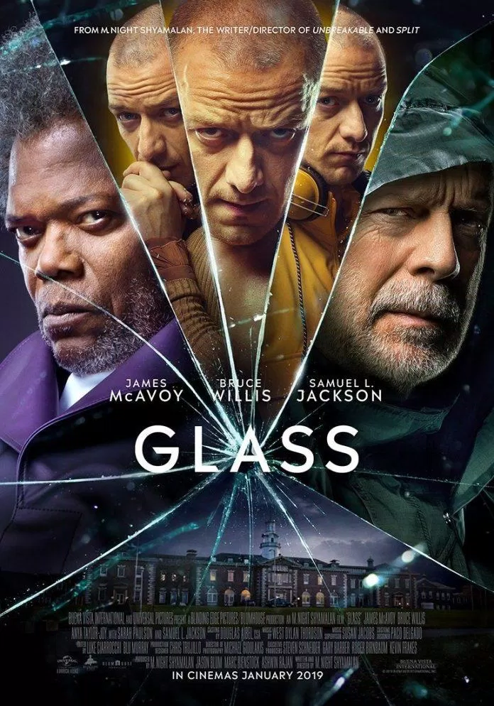 Poster phim Glass - Bộ Ba Quái Nhân (2019) (Ảnh: Internet)