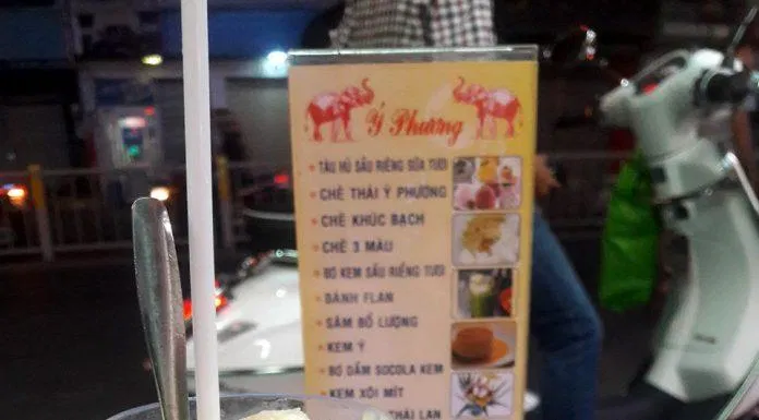 Phần chè hấp dẫn ở Chè thái Ý Phương. (Ảnh: Internet)