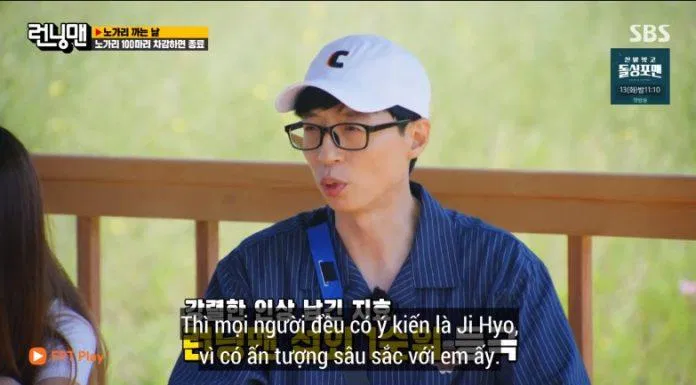 "vì có ấn tượng sâu sắc với em ấy và sau đó đã chọn Ji Hyo". (Ảnh: Internet). "vì có ấn tượng sâu sắc với em ấy và sau đó đã chọn Ji Hyo". (Ảnh: Internet).