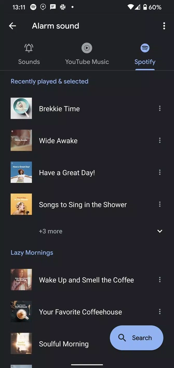 Chọn nhạc báo thức từ Spotify (Ảnh: Internet). Chọn nhạc báo thức từ Spotify (Ảnh: Internet).