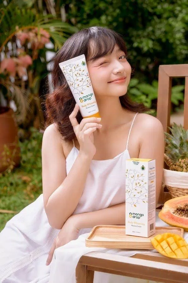 Sữa tắm Mango Drop Body Whitening Shower Cream dưỡng trắng hiệu quả và an toàn. (Nguồn: Internet).