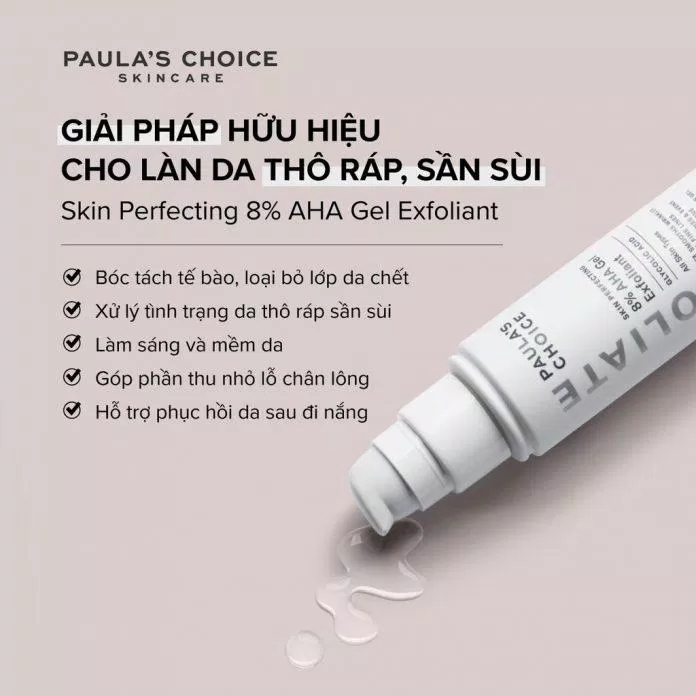 Review tẩy tế bào chết AHA Paulas Chocie 8 Glycolic Acid: dưỡng da căng mịn, sáng khỏe AHA Paula s Chocie AHA Paula s Chocie 8 Glycolic Acid AHA Paula s Choice BHA Paula s Choice BlogAnChoi cải thiện tone màu da căng mịn Chiết xuất hoa cúc chống lão hoá công dụng da căng mịn dưỡng da Glycolic Acid làm mịn da làm sáng da Panthenol paulas choice review sản phẩm Sodium Hyaluronate tẩy tế bào chết tẩy tế bào chết AHA Tẩy tế bào chết AHA Paula s Chocie Tẩy tế bào chết AHA Paula s Choice 8 Glycolic Acid có tốt không thành phần thiết kế thương hiệu vitamin B5
