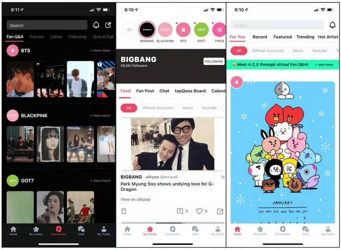 Ứng dụng TheQoos (Ảnh: Internet). Ứng dụng TheQoos (Ảnh: Internet).