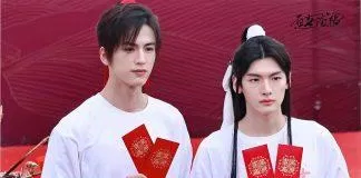 Hai diễn viên chính hôm khai máy (Nguồn: Internet)