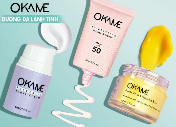 Okame hướng đến những sản phẩm với chiết xuất thiên nhiên an toàn cho làn da (Nguồn: Internet).