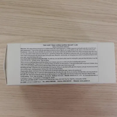 Tem dán bằng tiếng Việt giúp người dùng dễ dàng tìm hiểu về loại serum này (ảnh: BlogAnChoi).