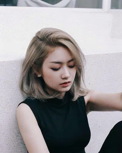 Mẫu tóc nhuộm giấu màu cực cá tính. Nguồn: Intenet