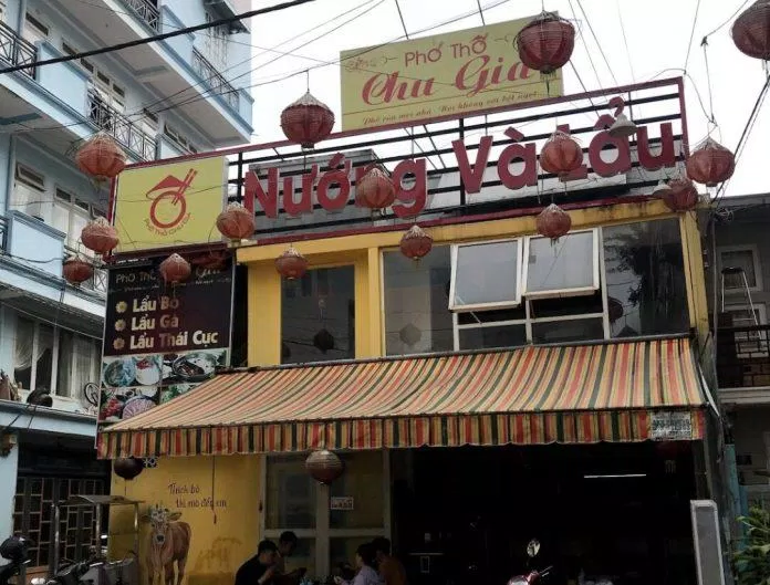 Phía trước quán Phở Thố Phú Gia (Nguồn: Internet) Phía trước quán Phở Thố Phú Gia (Nguồn: Internet)