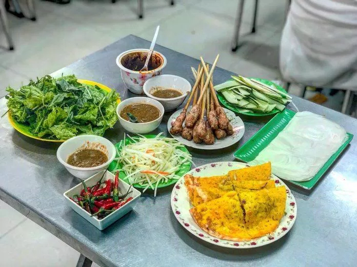Món bánh xèo quyết rũ thực khách mỗi khi đến thăm Đà Nẵng (Nguồn: Internet)