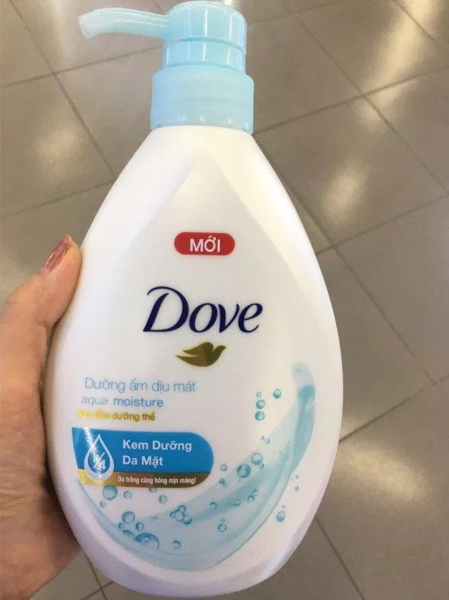 Dove Aqua Moisture là cái tên quen mặt với người dùng Việt (Nguồn: Internet)