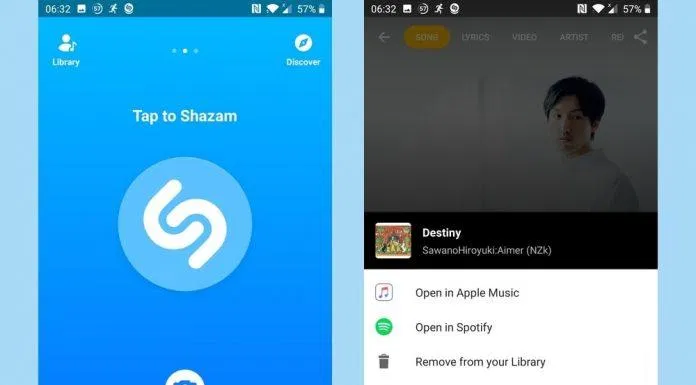 Ứng dụng Shazam (Ảnh: Shazam)