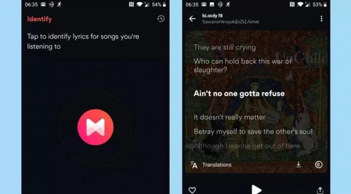 Ứng dụng Musixmatch (Ảnh: Musixmatch)