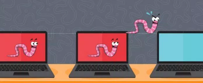 Worm có đặc tính tự di chuyển để tìm "con mồi" (Ảnh: Internet). Worm có đặc tính tự di chuyển để tìm "con mồi" (Ảnh: Internet).