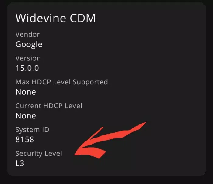 Một thiết bị sở hữu Widevine L3 (Ảnh: Internet). Một thiết bị sở hữu Widevine L3 (Ảnh: Internet).