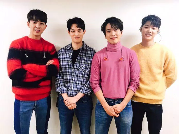 Nhóm nhạc nam CNBLUE đã giành được tổng cộng 35 cúp chiến thắng trên chương trình âm nhạc trong suốt thời gian hoạt động. (Nguồn: Internet)