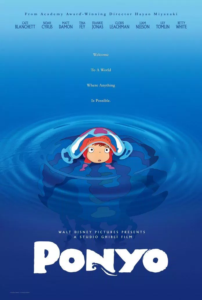 Poster phim Ponyo. (Nguồn: Internet)