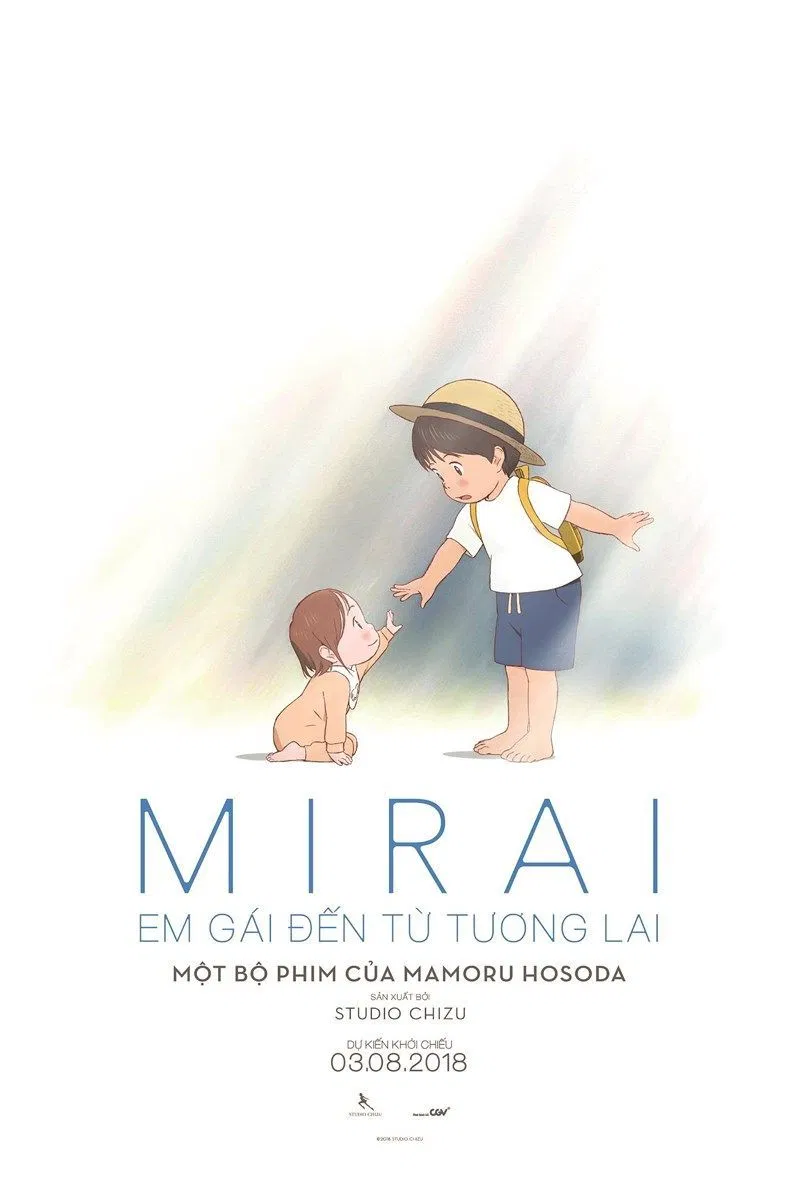 Poster phim Mirai. (Nguồn: Internet) Poster phim Mirai. (Nguồn: Internet)