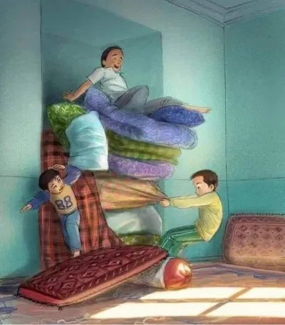 Cái gì cũng sẽ trở thành "đồ chơi" cho lũ trẻ con nghịch ngợm (Ảnh: Internet). Cái gì cũng sẽ trở thành "đồ chơi" cho lũ trẻ con nghịch ngợm (Ảnh: Internet).