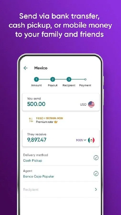 Chuyển tiền quốc tế với app WorldRemit (Ảnh: Internet). Chuyển tiền quốc tế với app WorldRemit (Ảnh: Internet).