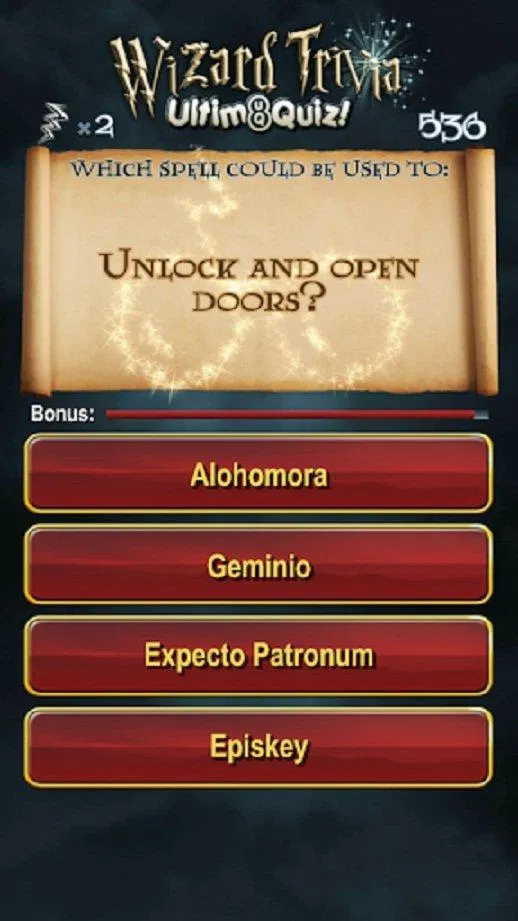 Ứng dụng Harry Potter Wizard Quiz (Ảnh: Internet).