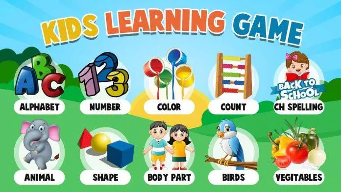 Ứng dụng học tiếng Anh cho bé Kids Learning Game (Ảnh: Internet).