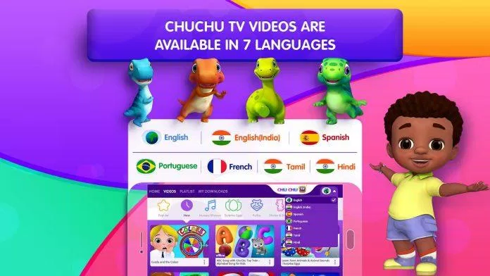 Ứng dụng học tiếng Anh cho bé ChuChu TV Lite (Ảnh: Internet).