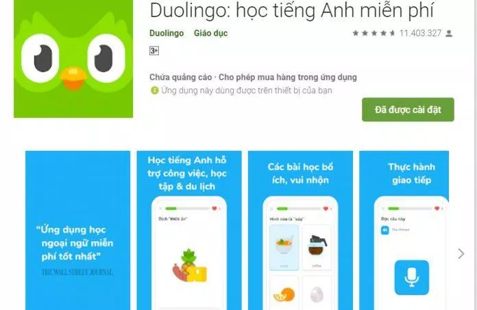 App học tiếng Hàn miễn phí Duolingo (Ảnh: Internet).