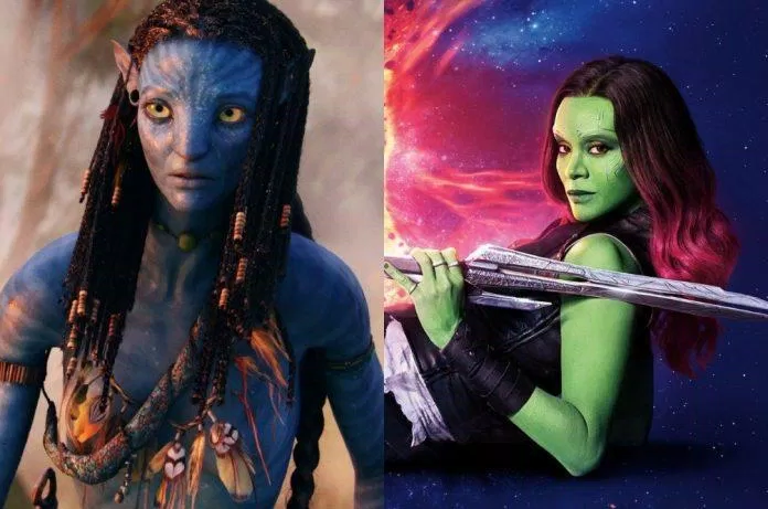Zoe Saldana từ Avatar tới Vệ binh Dải Ngân hà (Ảnh: Internet).