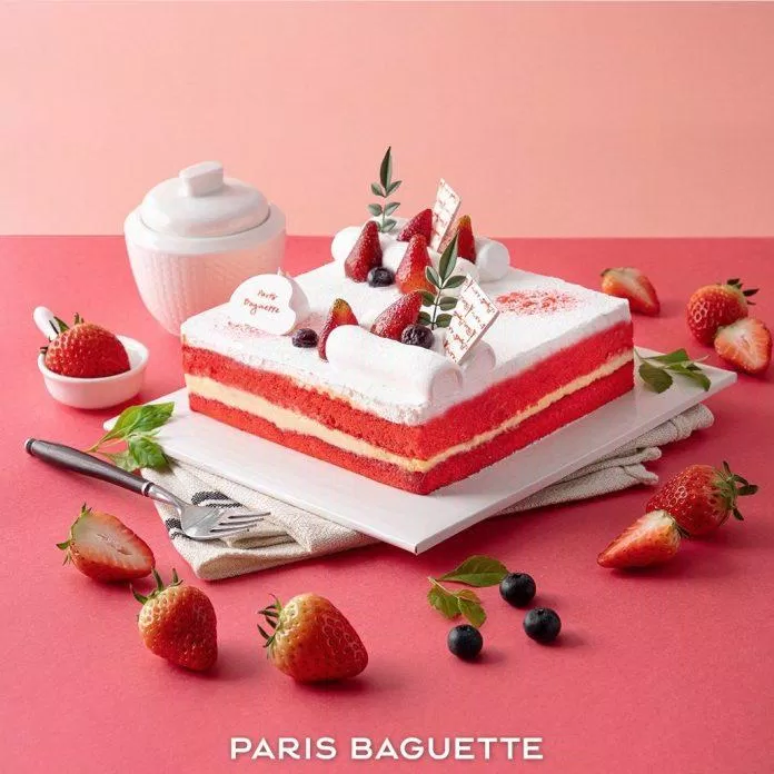 Bánh sinh nhật của Paris Baguette. (Ảnh: Internet)
