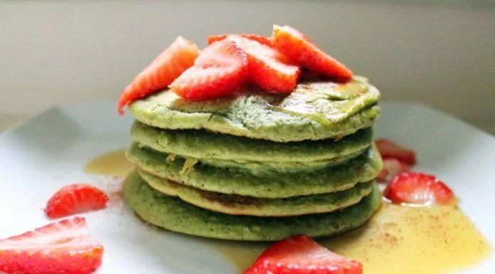 Bánh Pancake Trà xanh (Nguồn: Internet).