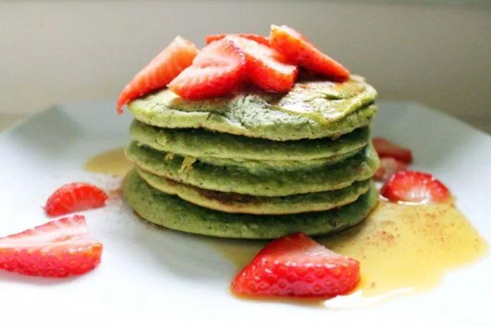 Bánh Pancake Trà xanh (Nguồn: Internet).