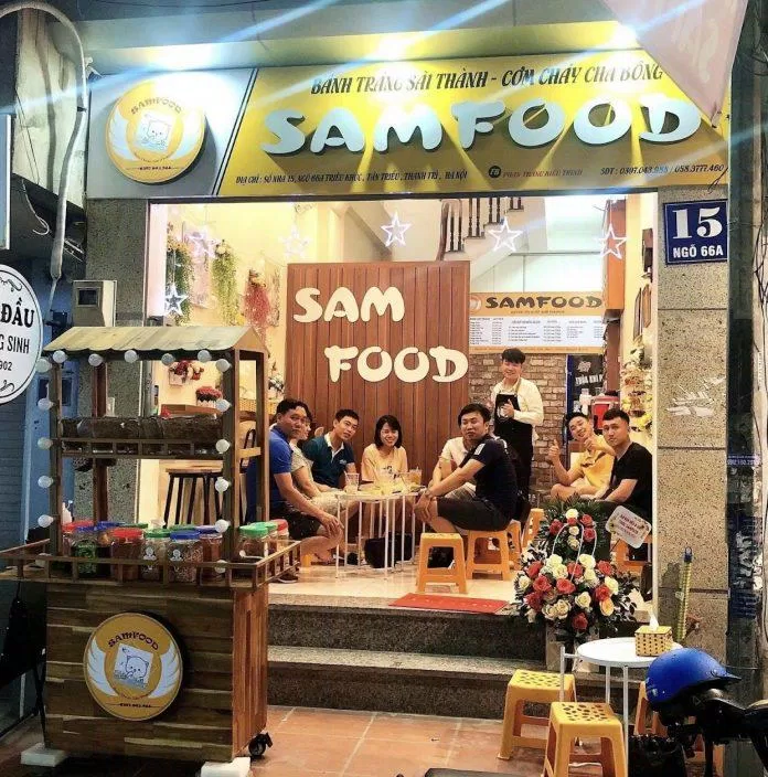 Không gian nhà hàng Samfood.  (Ảnh: Internet)
