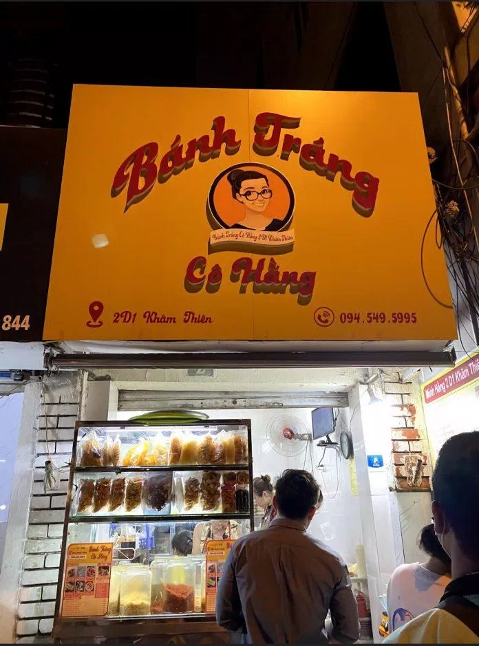 Bánh tráng trộn cô Hằng. (Ảnh: Internet)