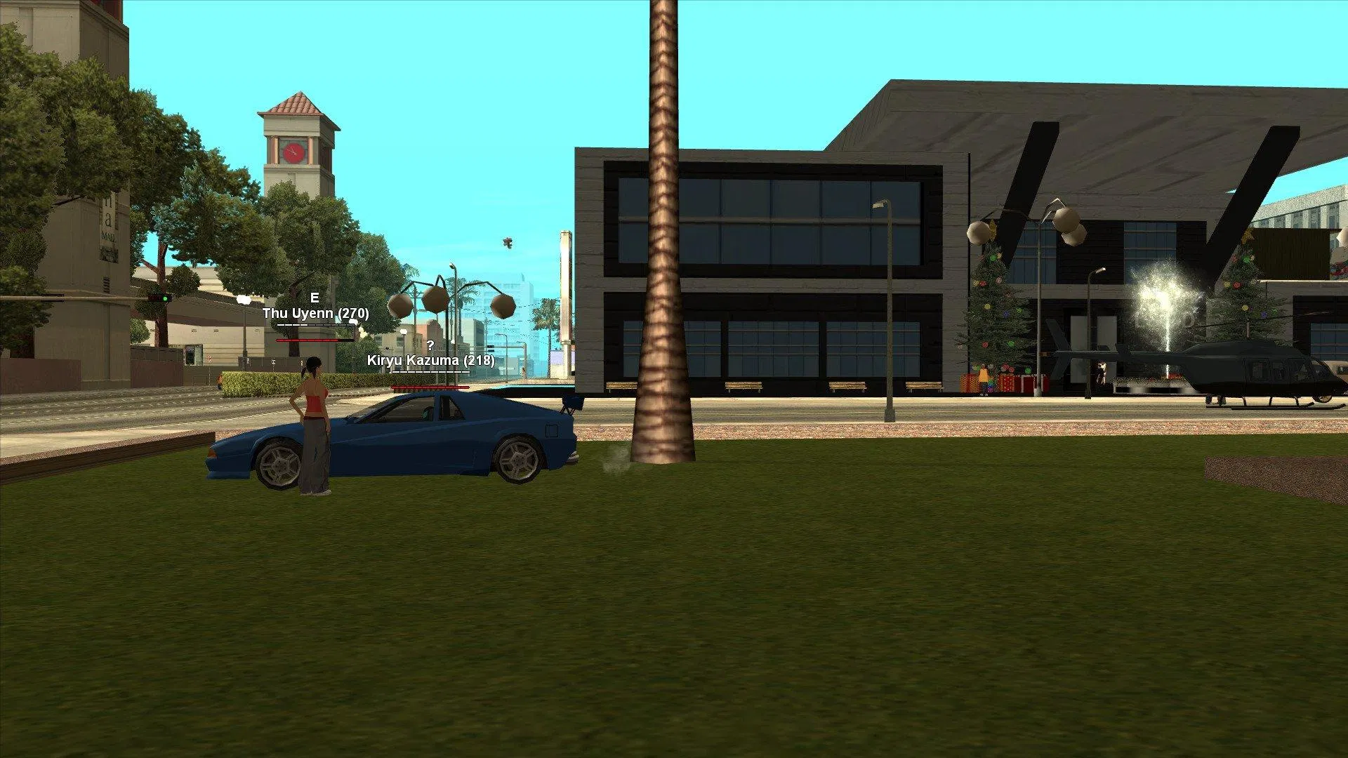 Los Santos Mall – All Staint Hospital: Khu vực tập trung đông đúc người chơi mua bán, giao dịch tại thành phố Los Santos (Ảnh: Internet). Los Santos Mall – All Staint Hospital: Khu vực tập trung đông đúc người chơi mua bán, giao dịch tại thành phố Los Santos (Ảnh: Internet).