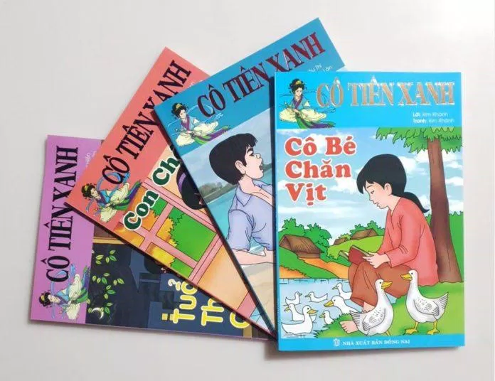 Một số tập truyện Cô Tiên Xanh, (Nguồn: Internet)