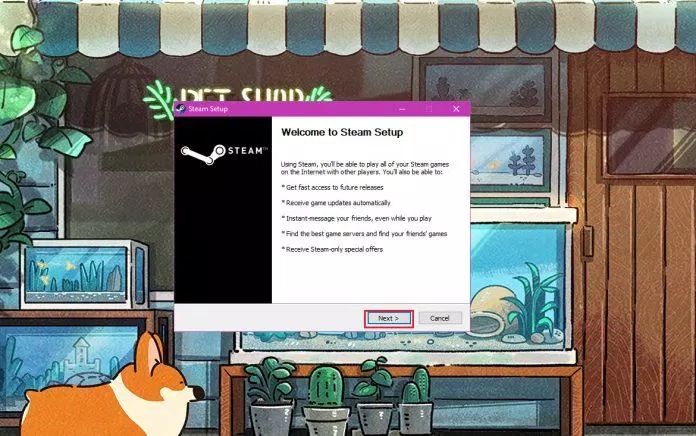 Chương trình cài đặt Steam (Ảnh: BlogAnChoi). Chương trình cài đặt Steam (Ảnh: BlogAnChoi).
