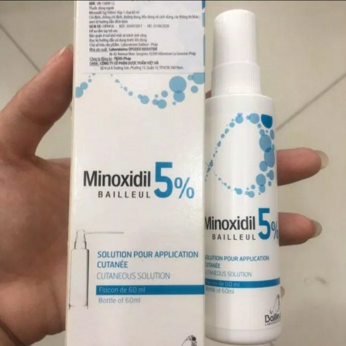 Thuốc trị rụng tóc của Minoxidil có tác dụng nhanh và hiệu quả (Nguồn: Internet)
