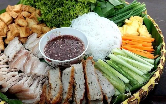 75 Cách làm bún đậu mắm tôm ngon đơn giản ngay tại nhà mới nhất 18 Các bạn có thể bày trí mét bún đậu mắm tôm như ảnh trên nhé (Ảnh Internet)