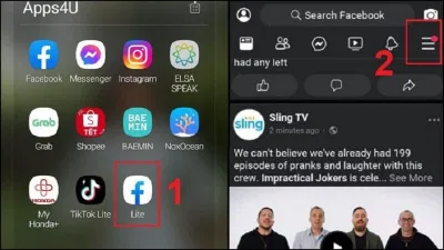 Giao diện Messenger Lite (Ảnh: Internet). Giao diện Messenger Lite (Ảnh: Internet).