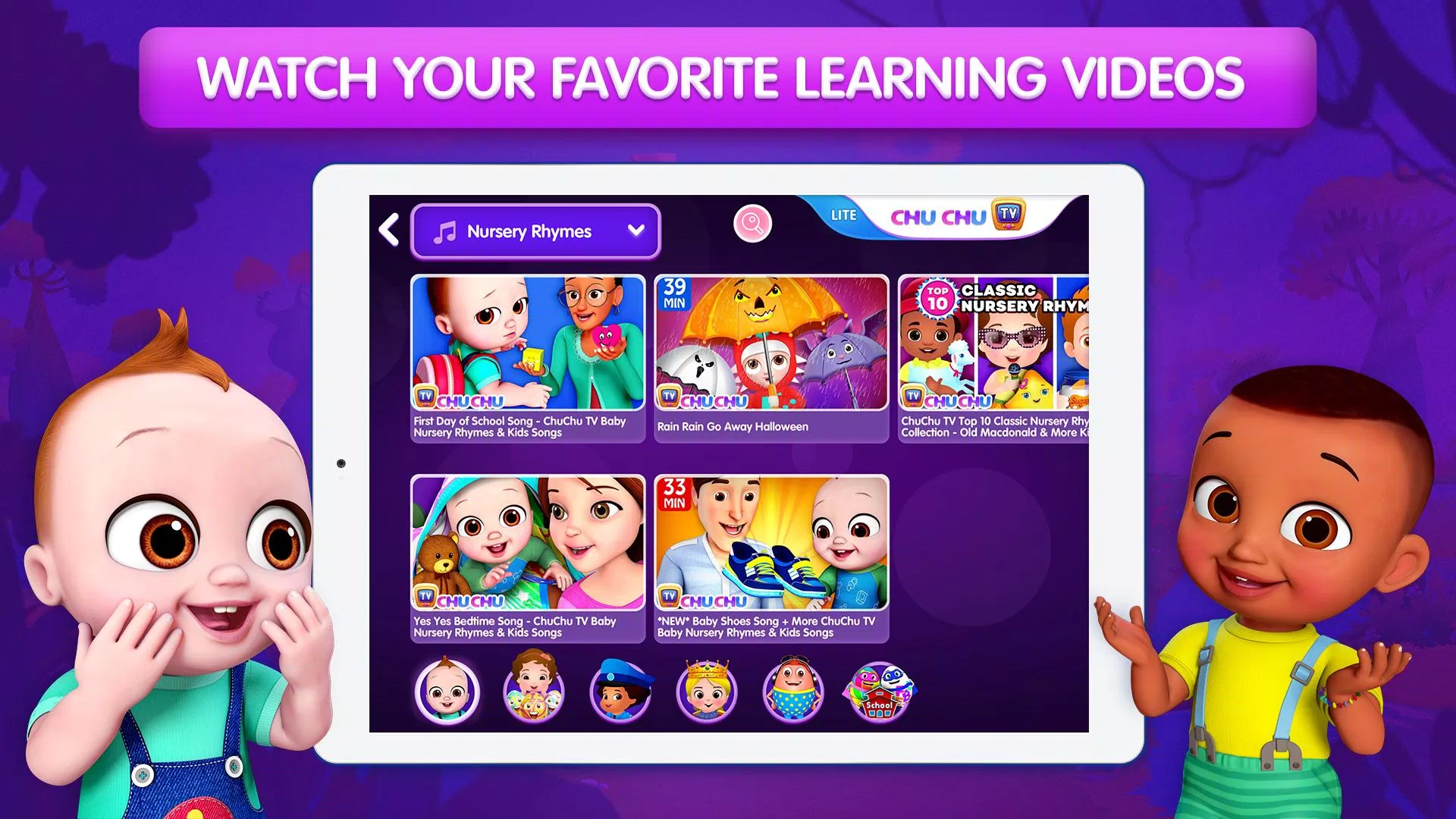 ChuChu TV Lite nhận được rất nhiều đánh giá tích cực của các bậc phụ huynh vì các video bài hát vô cùng đáng yêu và sinh động (Nguồn: Internet). ChuChu TV Lite nhận được rất nhiều đánh giá tích cực của các bậc phụ huynh vì các video bài hát vô cùng đáng yêu và sinh động (Nguồn: Internet).