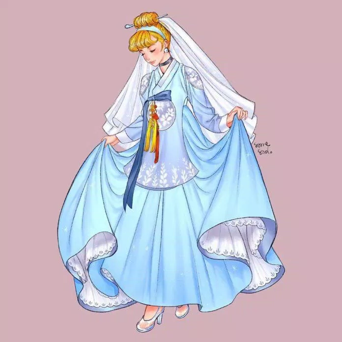 Cinderella mặc hanbok (Ảnh: Instagram)