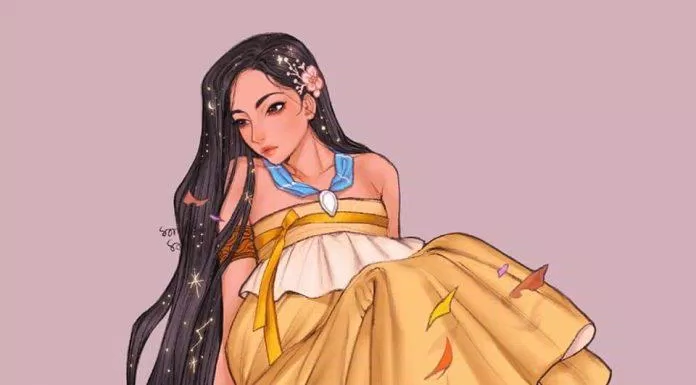 Pocahontas mặc hanbok (Ảnh: Instagram)