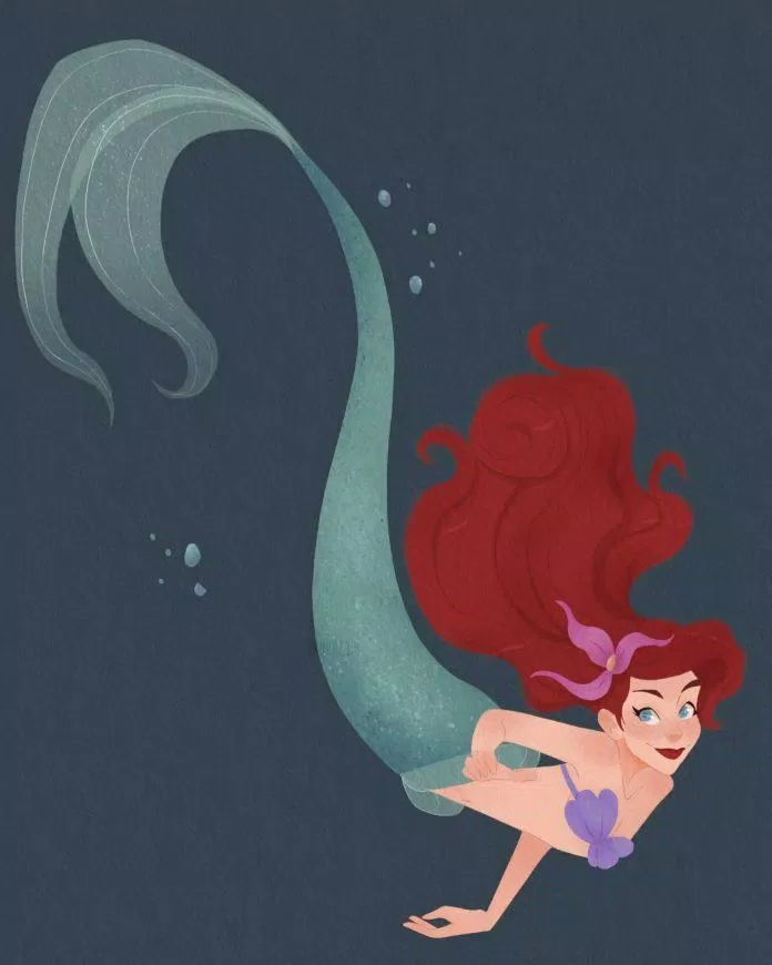 Vẫn là nàng tiên cá Ariel (Ảnh: Weibo)