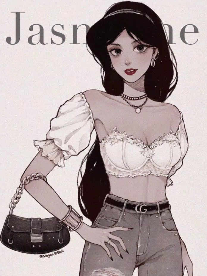 Jasmine đen trắng (Ảnh: Weibo)