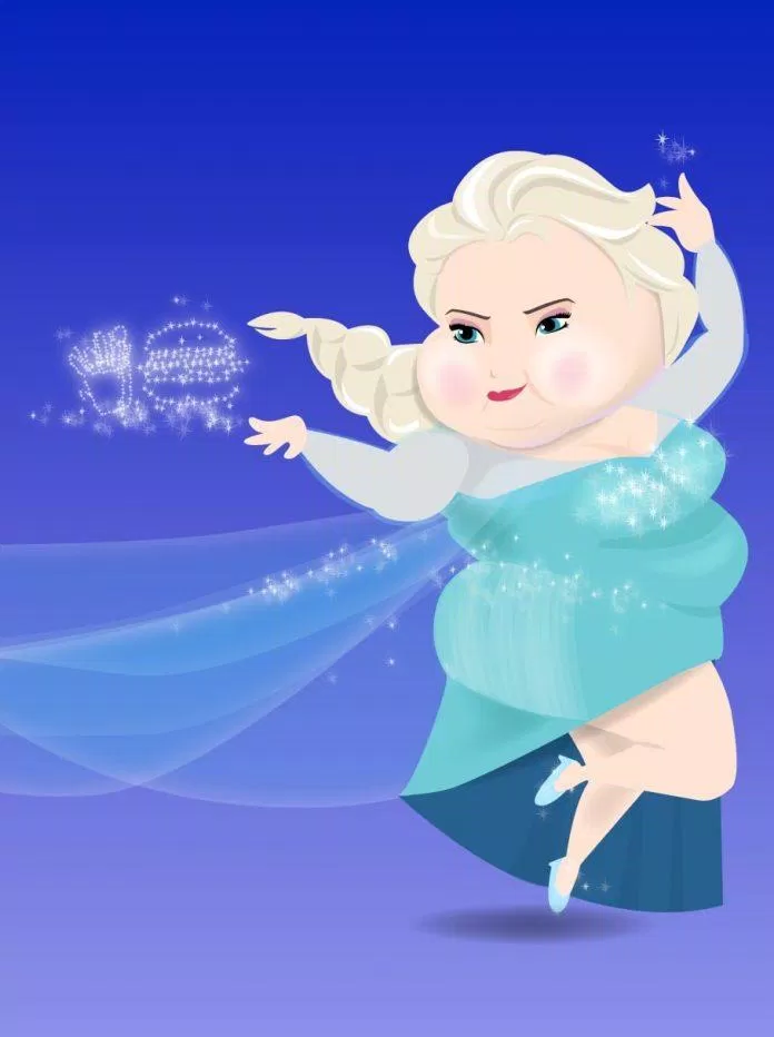 Elsa mũm mĩm (Ảnh: Behance)