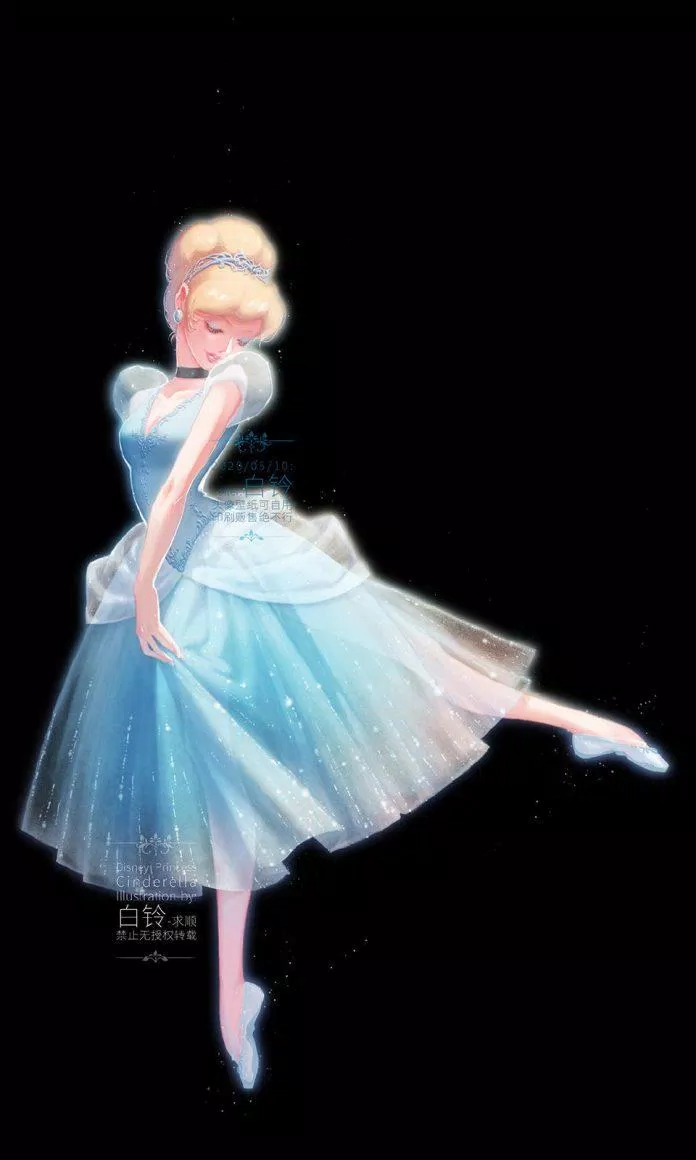 Cinderella múa ballet (Ảnh: Weibo)
